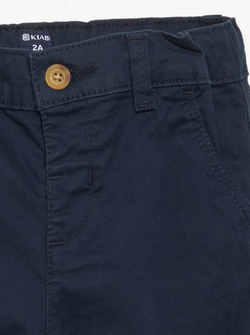 Gerade Chino aus Stretch-Baumwolle Blau - Kiabi