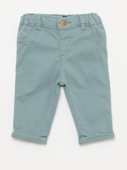 Gerade Chino aus Stretch-Baumwolle - Kiabi