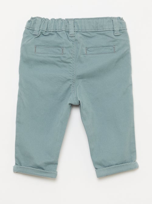 Gerade Chino aus Stretch-Baumwolle - Kiabi