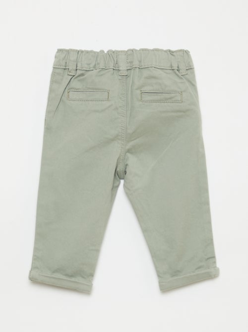 Gerade Chino aus Stretch-Baumwolle - Kiabi
