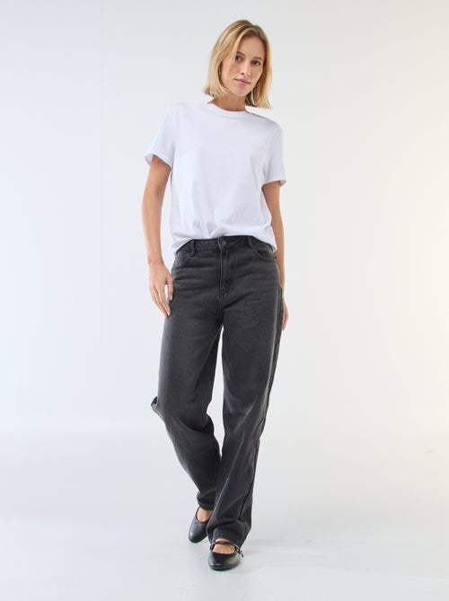 Gerade Denim-Jeans aus Baumwolle - Kiabi