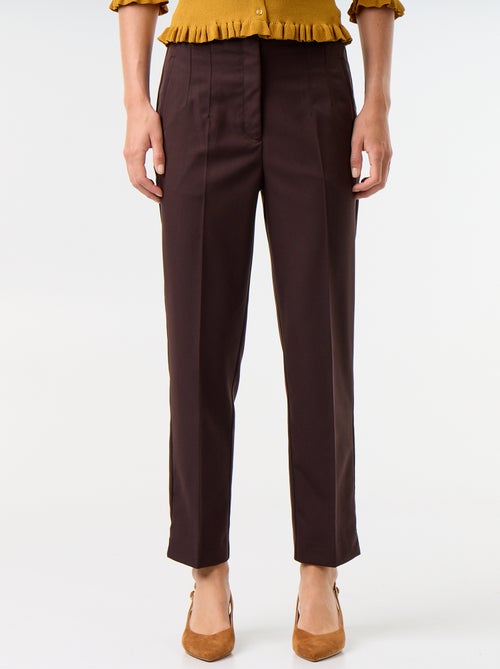 Gerade geschnittene High-Waist Hose - Kiabi