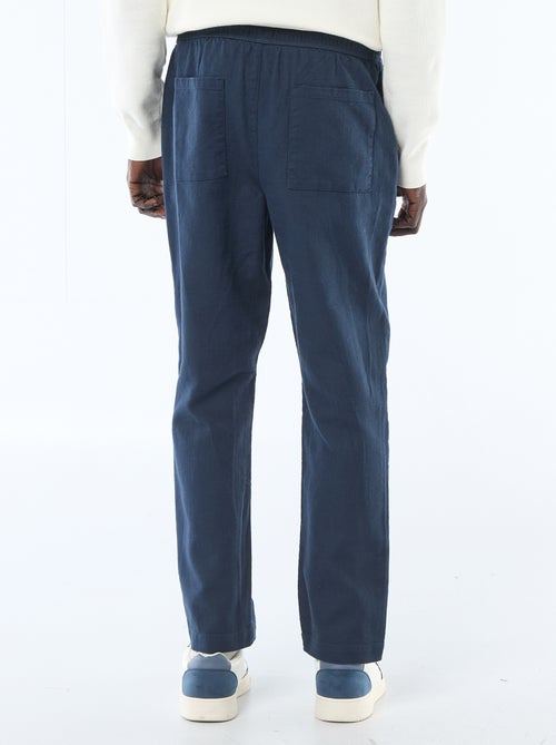 Gerade Hose mit elastischem Bund - Kiabi