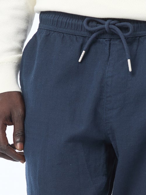 Gerade Hose mit elastischem Bund - Kiabi