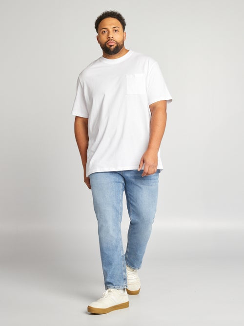 Gerade Jeans mit 5 Taschen - L34 - Kiabi