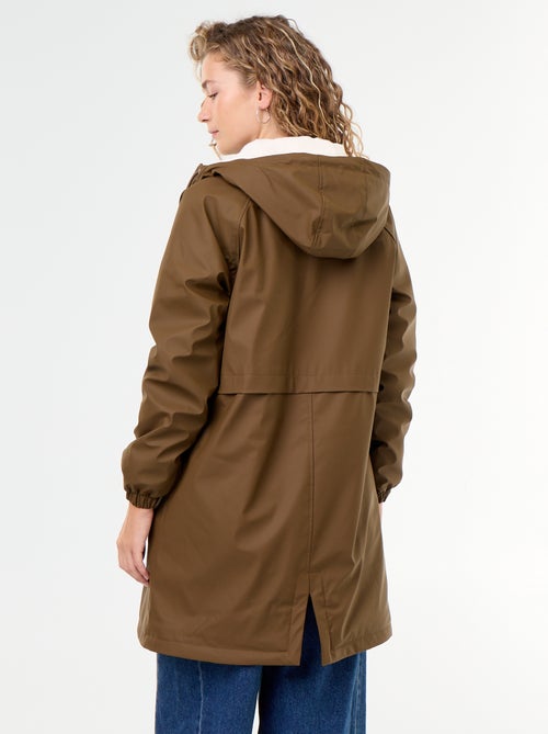 Gerader Parka mit Kunstfellfutter - Kiabi