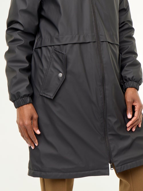 Gerader Parka mit Kunstfellfutter - Kiabi