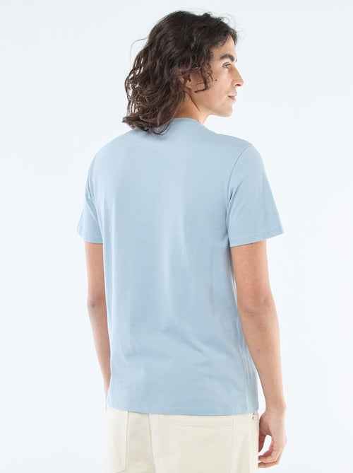 Gerades unifarbenes Jersey-T-Shirt - Kiabi