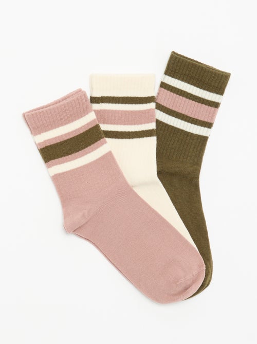 Gerippte Fantasie-Socken - Kiabi