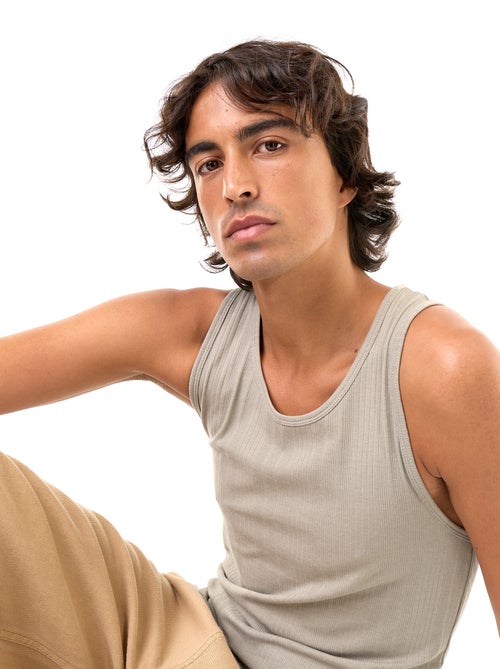 Gerippte Jersey-Tanktops - Kiabi