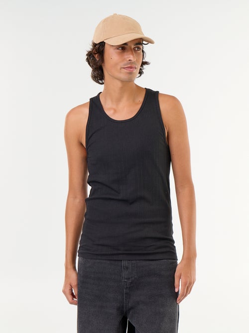 Gerippte Jersey-Tanktops - Kiabi