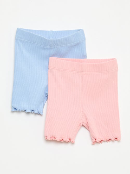 Gerippte Leggings im 2er-Pack - Kiabi