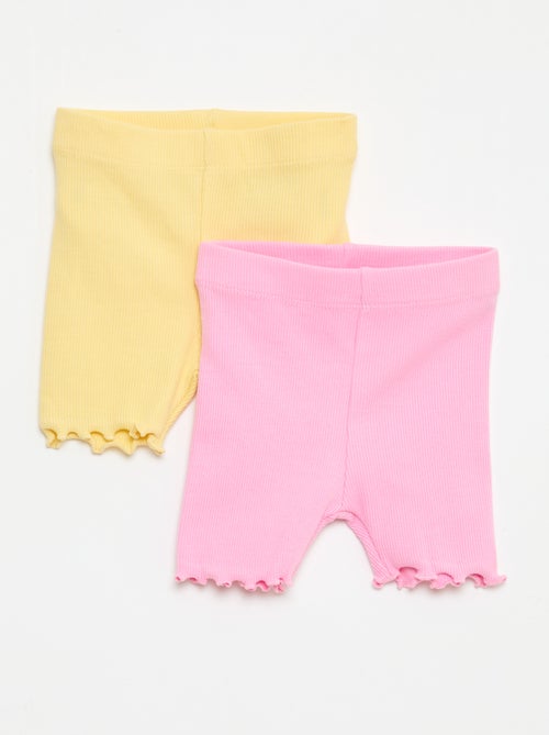 Gerippte Leggings im 2er-Pack - Kiabi