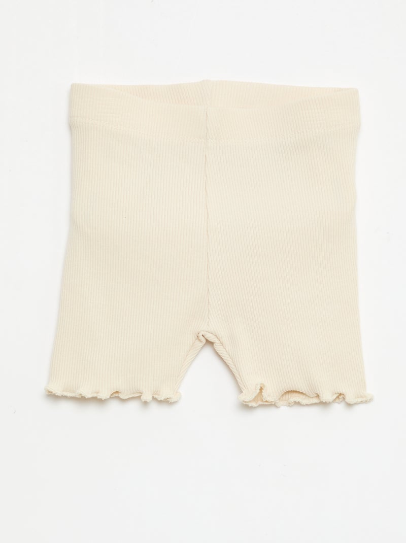 Gerippte Leggings im 2er-Pack Rot - Kiabi