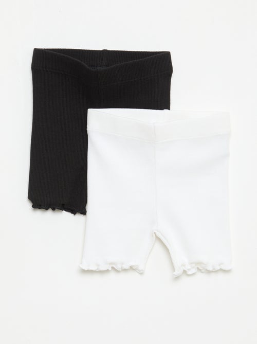 Gerippte Leggings im 2er-Pack - Kiabi