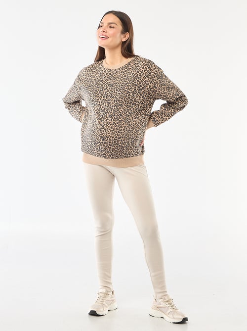 Gerippte Umstandsleggings - Kiabi