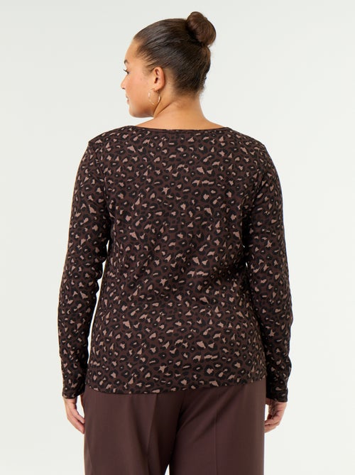 Geripptes Basic-T-Shirt - Kiabi Geripptes Basic-T-Shirt - Kiabi