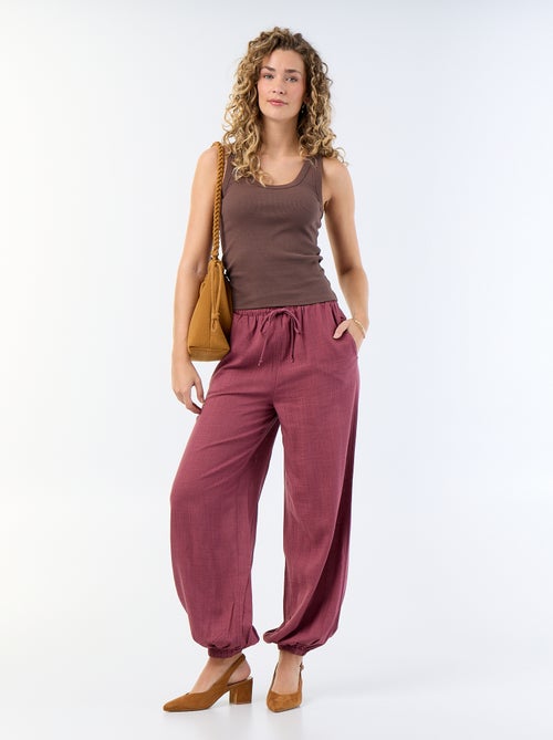 Geripptes Basic-Trägertop - Kiabi