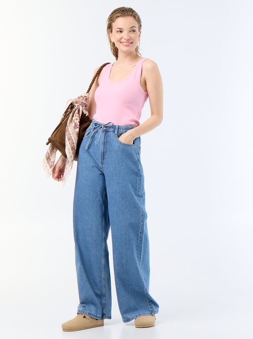 Geripptes Basic-Trägertop - Kiabi