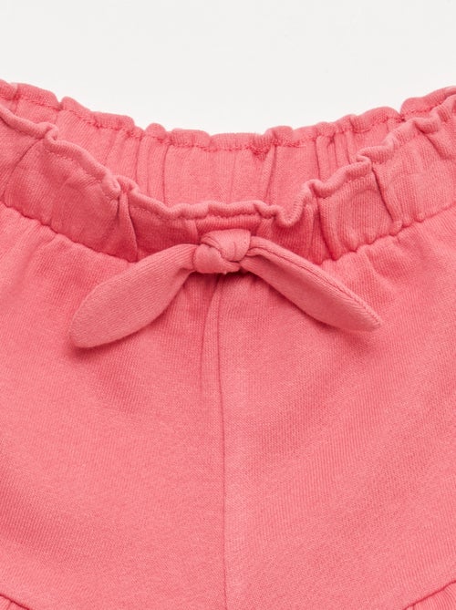 Gerüschter Short mit Taillenschleife - Kiabi