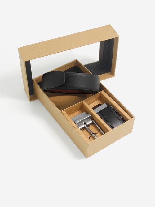 Geschenkbox - Gürtel mit 2 Schnallen - Kiabi