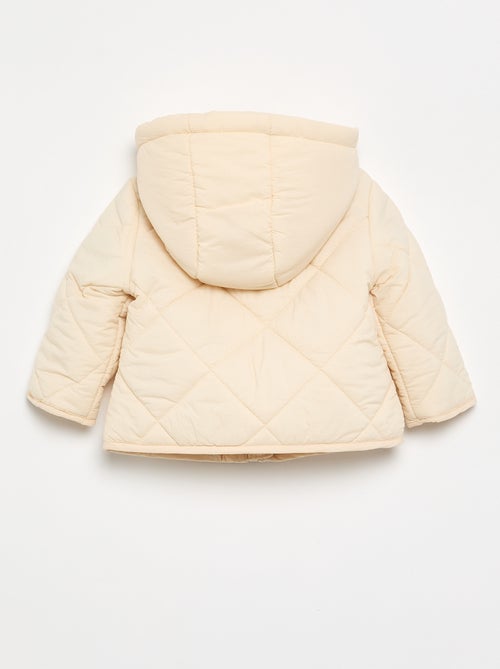 Gesteppte Jacke mit Kapuze - Kiabi
