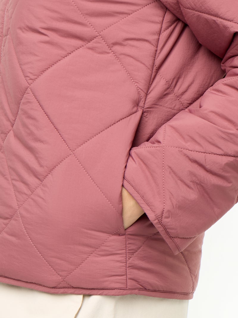 Gesteppte, wasserabweisende Jacke Rose - Kiabi