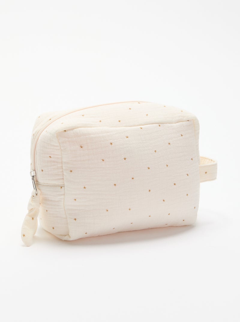 Gestepptes Aufbewahrungstäschchen Beige - Kiabi