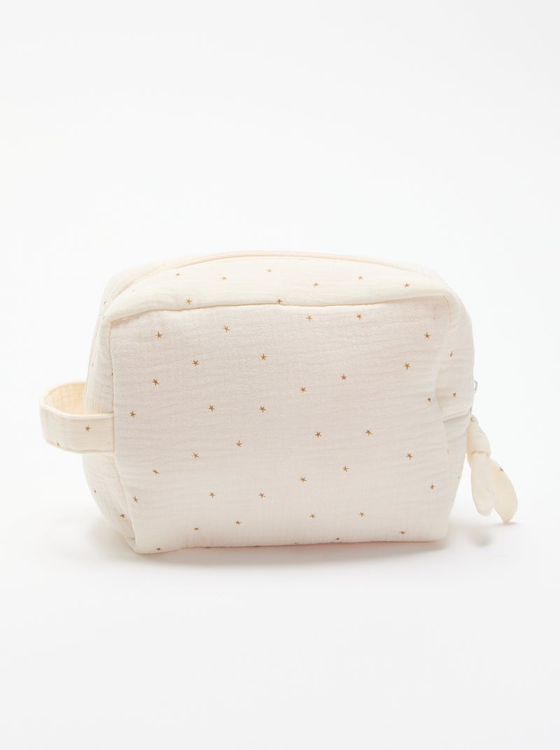 Gestepptes Aufbewahrungstäschchen Beige - Kiabi
