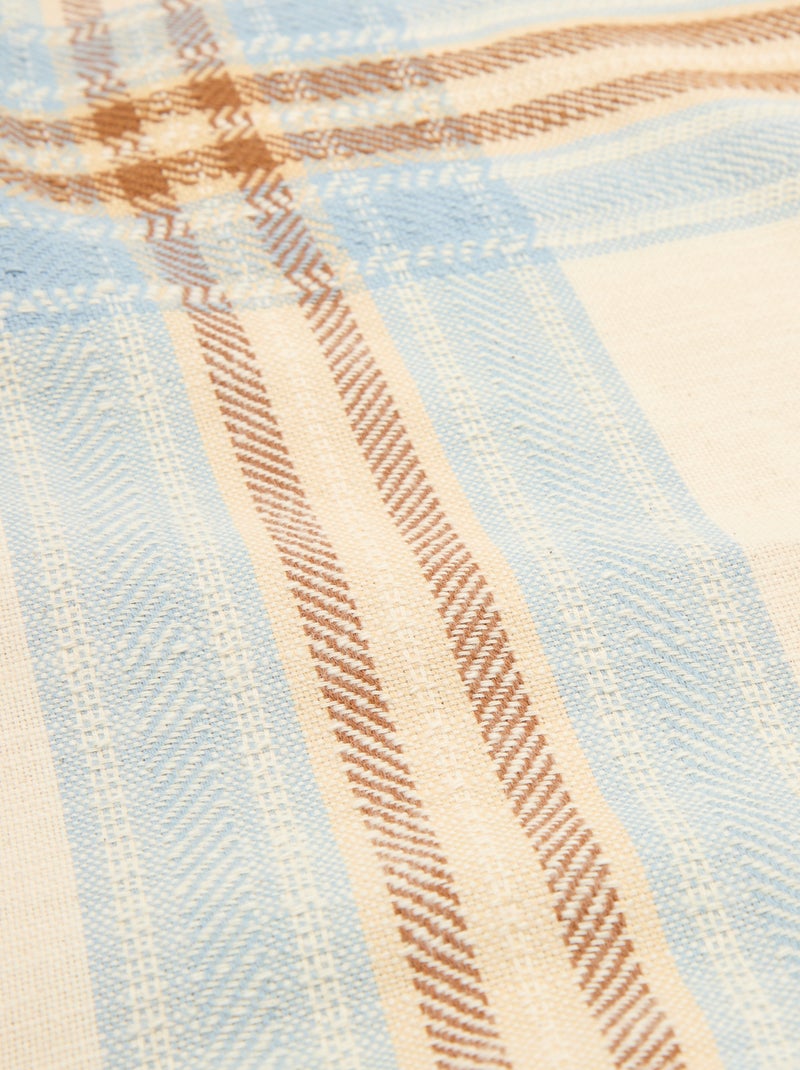 Gestreifte Tischdecke - 150 x 250 cm Beige - Kiabi