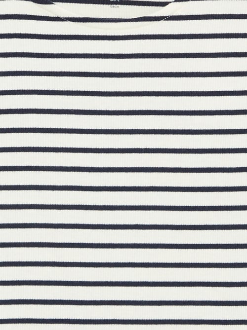 Gestreiftes ärmelloses T-Shirt - Kiabi