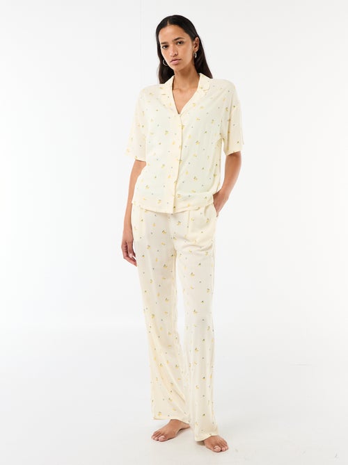 Gestreiftes Blusen-Pyjama-Set - Kiabi
