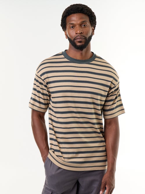 Gestreiftes Kurzarm-T-Shirt - Kiabi