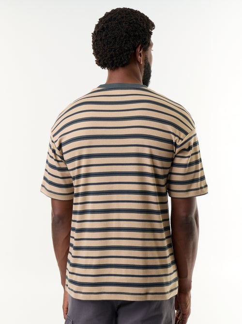 Gestreiftes Kurzarm-T-Shirt - Kiabi