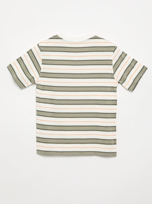 Gestreiftes Kurzarm-T-Shirt - Kiabi