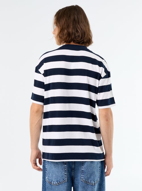 Gestreiftes Kurzarm-T-Shirt - Kiabi