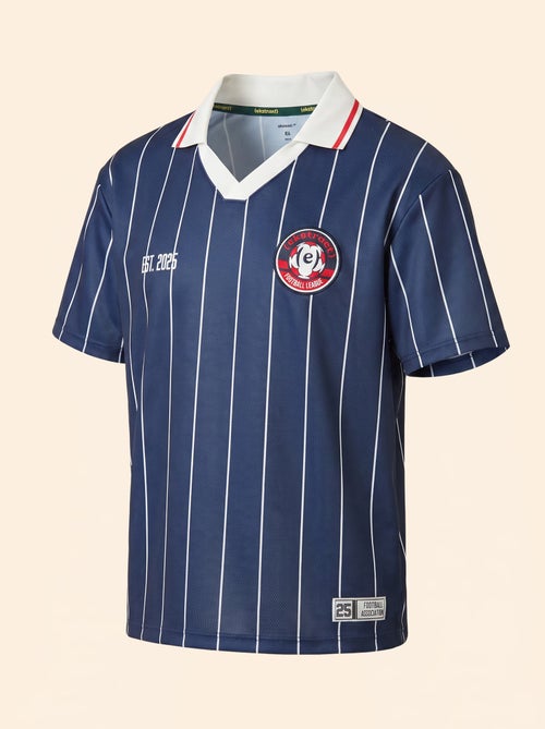 Gestreiftes kurzärmliges Fussball-T-Shirt (Ekstract) - Kiabi