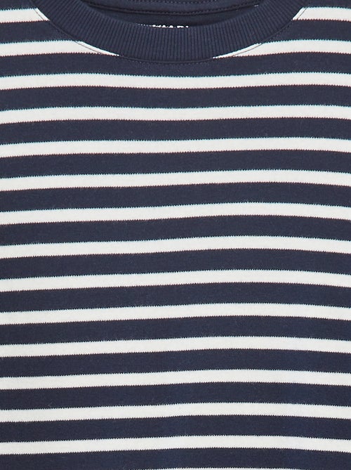 Gestreiftes Langarm-T-Shirt - Kiabi