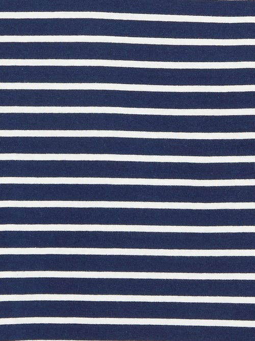 Gestreiftes Langarm-T-Shirt - Kiabi