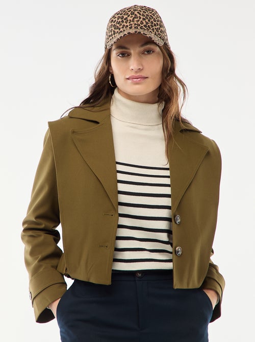 Giacca corta stile trench - Kiabi