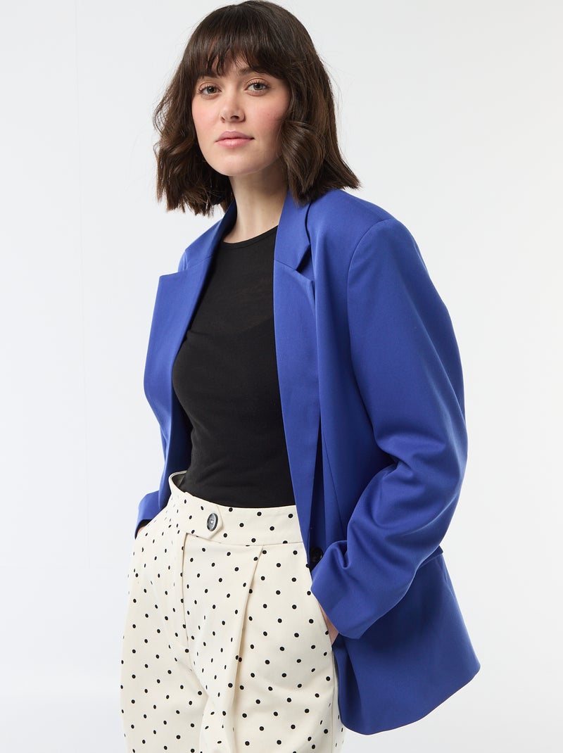 Giacca da tailleur dal taglio oversize Blu - Kiabi