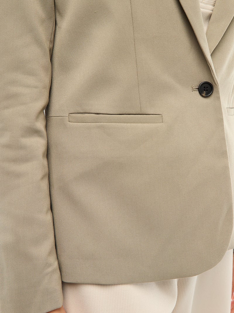 Giacca de tailleur à maniche lunghe Verde - Kiabi