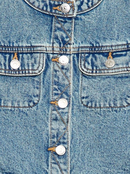 Giacca di jeans con scollo rotondo - Kiabi