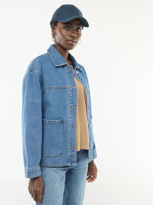 Giacca di jeans con tasche applicate - Kiabi