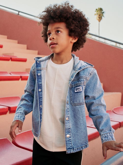 Giacca in denim con cappuccio - Kiabi