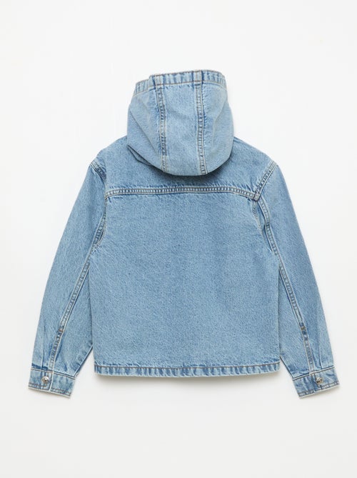 Giacca in denim con cappuccio - Kiabi