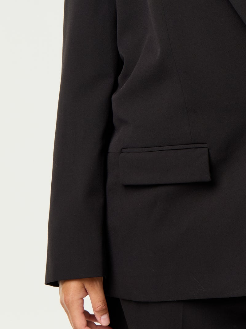Giacca lunga sartoriale Nero - Kiabi
