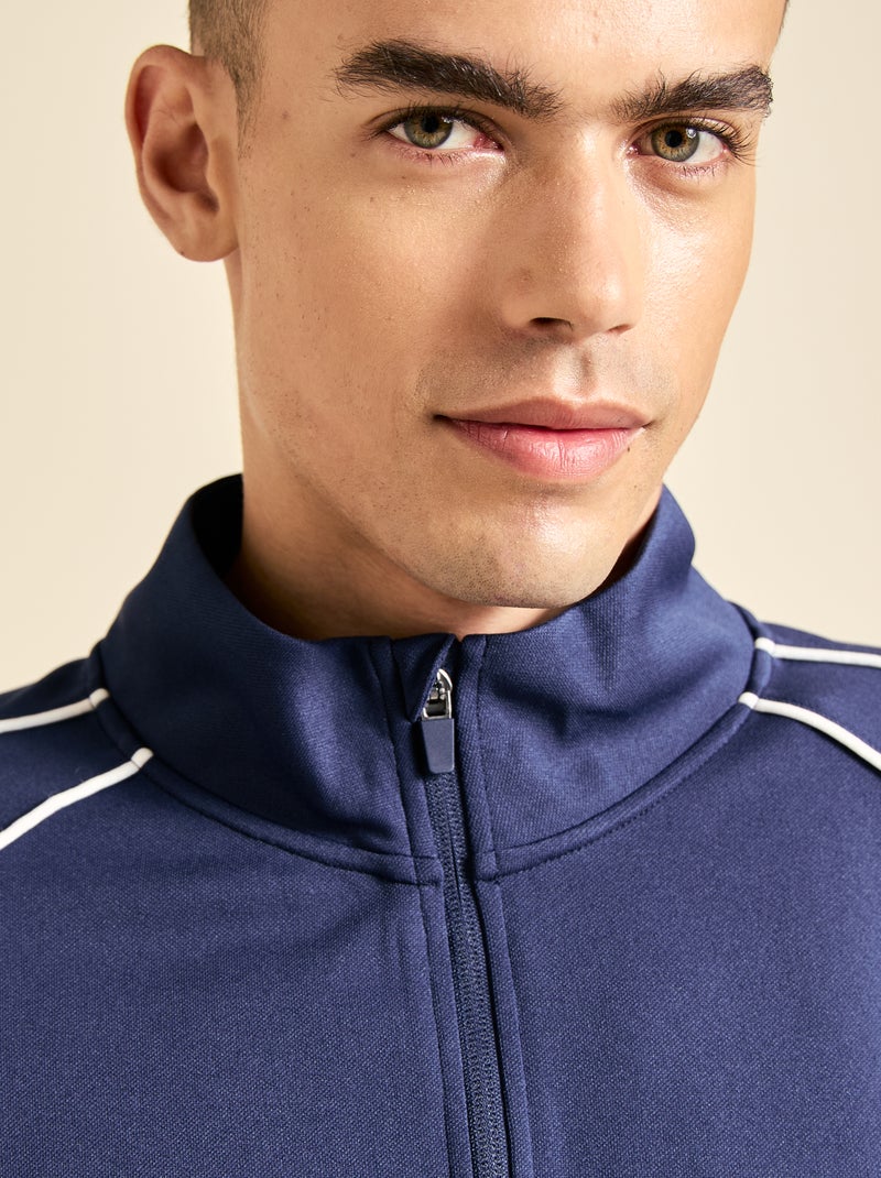 Giacca multisport con zip - (ekstract) Blu - Kiabi