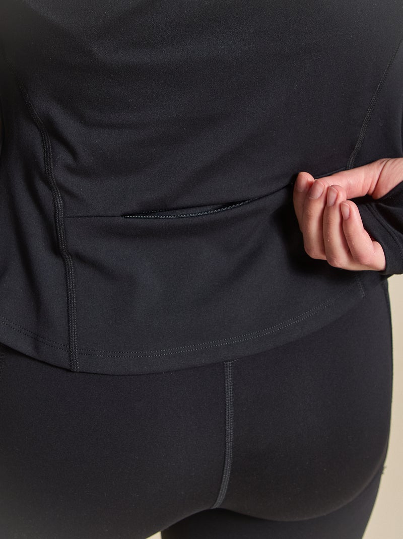 Giacca sportiva con zip - (ekstract) Nero - Kiabi