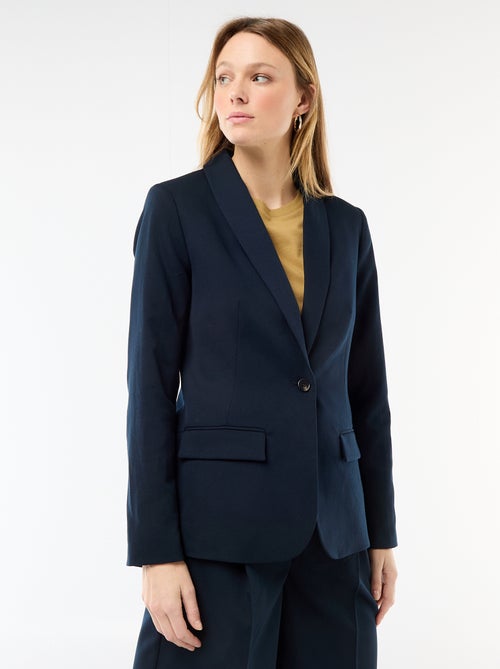 Giacca tailleur con collo a scialle - Kiabi